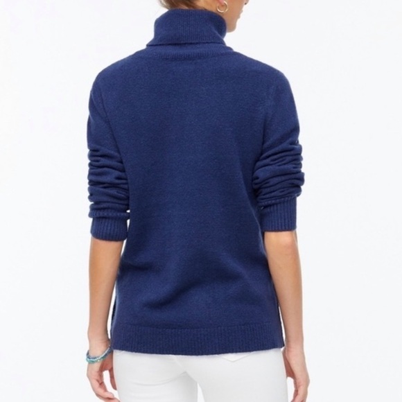 J.Crew Button Turtleneck Sweater in Extra-Soft Yarn - Picture 3 of 14